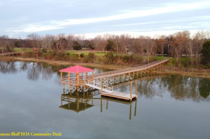Mouzons Bluff HOA Community Dock on Intracoastal Waterway